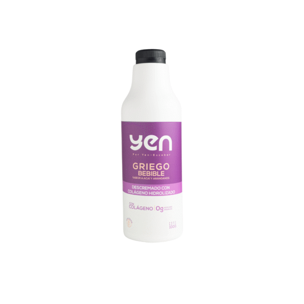 Yogurt griego Bebible con colágeno hidrolizado sabor acai arandanos